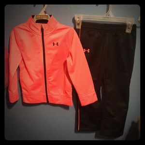 🎀Like New Girls Under Armour Matching Set, 3T🎀